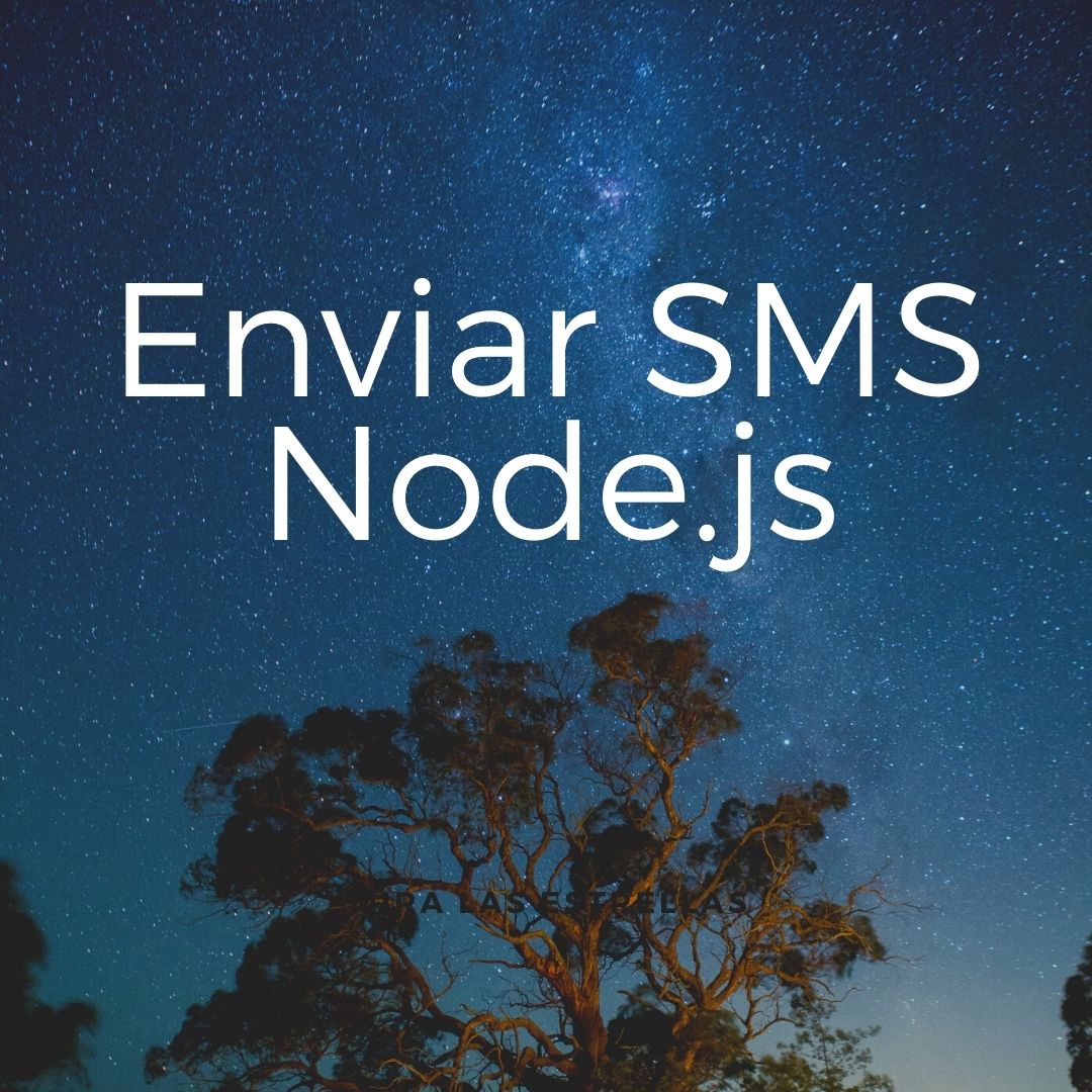 Enviar sms node